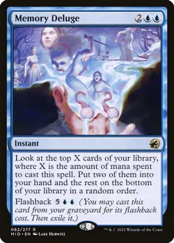 Memory Deluge (062) Innistrad: Midnight Hunt MID MTG Magic - Image 1