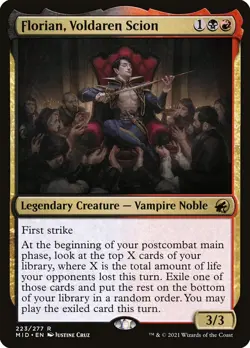 Florian, Voldaren Scion (223) Innistrad: Midnight Hunt MID MTG Magic - Image 1