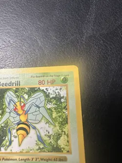 Beedrill 1st Edition Base Set Rare 17/102 WOTC Vintage Pokemon - Image 5