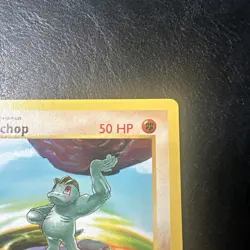 Machop 1st Edition Base Set 52/102 WOTC Vintage Pokemon 1999 - Image 4