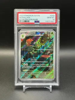 Pokemon Scovillain 202/198 SV01: Scarlet & Violet Base Set PSA 10 GEM - Image 1