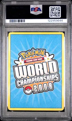 2008 POKEMON WORLD CHAMPIONSHIPS PROMO EMPOTECH #101 MEW-GOLD STAR PSA 3 - Image 2