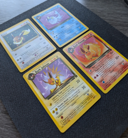 Team Rocket Eeveelutions set Eevee Flareon Jolteon Vaporeon Pokemon TCG NM/M - Image 2