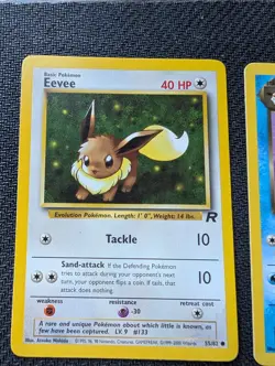 Team Rocket Eeveelutions set Eevee Flareon Jolteon Vaporeon Pokemon TCG NM/M - Image 3