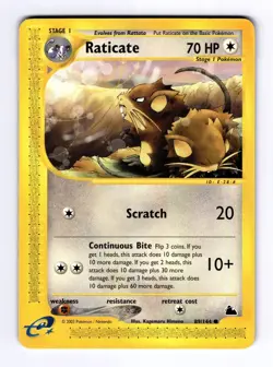 Raticate Skyridge #089 (2003) Common NM Pokemon - Image 1