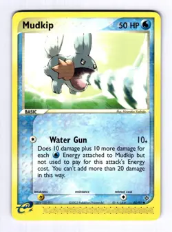 Mudkip Dragon #65 (2003) Common MP Pokemon - Image 1