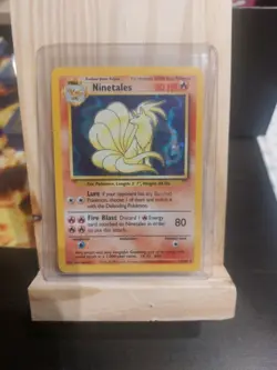 Pokemon TCG Ninetales Base Set 12/102 Holo Unlimited Holo Rare 1999 WOTC NM- - Image 1