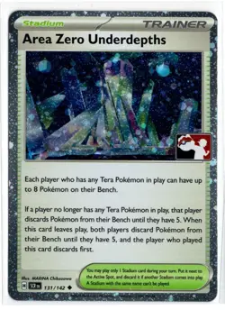 DING/DENT Pokemon Prize Pack 6 Stellar Crown Cosmo Holo Area Zero Underdepths - Image 1