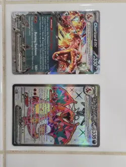 Lot Of 2 Pokemon TCG Obsidian Flames Charizard EX - Image 1