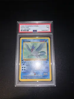 Pokemon TCG Articuno Fossil 17/62 1999 Wizards Base Set 1st Edition Rare PSA 7 - Image 3