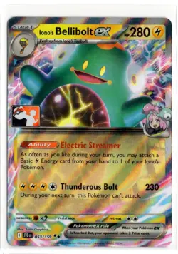 Play! Pokemon Prize Pack Series 7 Journey Together 053/159 Iono's Bellibolt ex - Image 1