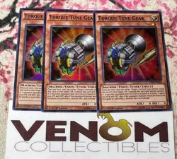 3x (M/NM) - Torque Tune Gear - INOV-EN033 - Super Rare - 1st Edition YuGiOh - Image 1