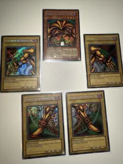 Yu-Gi-Oh Exodia The Fobidden One Full Set UBP1 Secret Rare Near Mint - Image 1