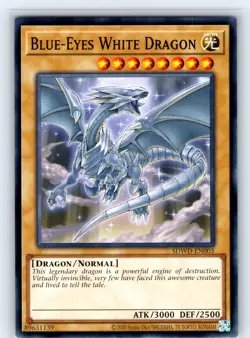 Blue-Eyes White Dragon () Common Unlimited SDWD-EN003 LP - Image 1