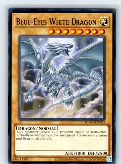 Blue-Eyes White Dragon Common Unlimited SDWD-EN003 NM - Image 1
