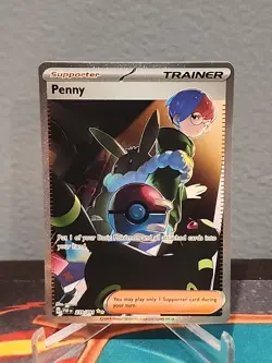 Penny 239/091 Special Illustration Rare Pokemon Card Paldean Fates - Image 1