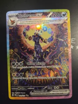 Umbreon EX 161/131 Prismatic Evolutions SIR Pokemon Card - NM / Pack Fresh - Image 1