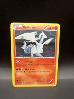 Reshiram - 26/114 Holo Rare Black & White Pokemon TCG Card NM - Image 1