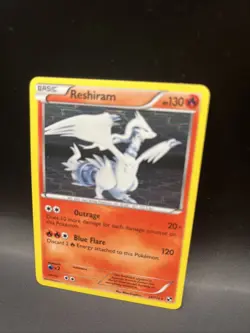 Reshiram - 26/114 Holo Rare Black & White Pokemon TCG Card NM - Image 3