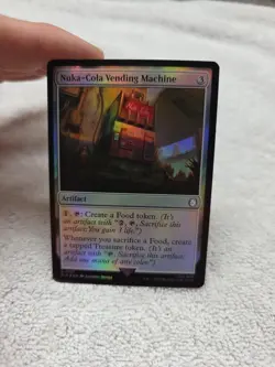 Magic the Gathering Nuka-Cola Vending Machine Foil Card Fallout Pip 0137 - Image 1