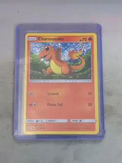 Pokemon Card Charmander Burning Shadows 18a/147 Cosmo Holo - Image 1