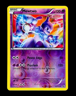 2013 Pokemon MEWTWO Legendary Treasures REVERSE HOLO Foil Rare Set Card 53/113 - Image 4