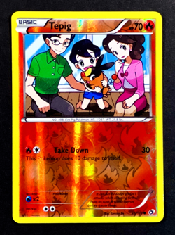 2013 Pokemon TEPIG Legendary Treasures REVERSE HOLO Black & White Card 25/113 - Image 2