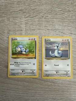 Pokemon Cards Dratini Base Team Rocket Set With Bonus Gift - Image 1