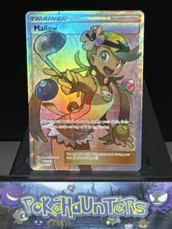 Pokemon Card Mallow 145/145 Guardians Rising Rare Full Art Trainer Near Mint - Image 1