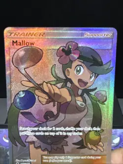 Pokemon Card Mallow 145/145 Guardians Rising Rare Full Art Trainer Near Mint - Image 2