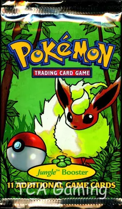 JUNGLE (Flareon Art) SEALED Booster Pack WOTC Pokemon Cards - Image 1
