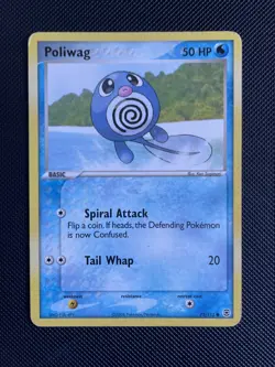 Poliwag 75/112 EX FireRed & LeafGreen Pokemon Card - MP - Image 1