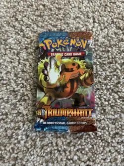 2010 Pokemon TCG - HS Triumphant - 10 Card Booster Pack - Sealed Electivire Art - Image 1