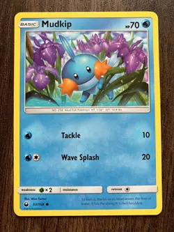 Mudkip 33/168 - 2018 Pokemon Celestial Storm Common Card - CLEAN NM - Image 1