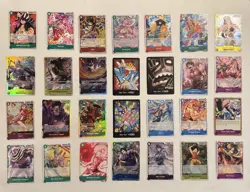 ONE PIECE 28 CARD LOT ALT ART DON!! SUPER RARE NAMI LUFFY ZORO YAMATO MARCO IZO - Image 1