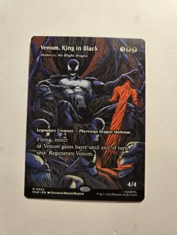 VENOM, KING IN BLACK (SKITHIRYX, THE BLIGHT DRAGON) mtg NM-M Spider-Man Mythic - Image 1