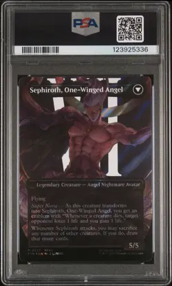 2025 #0527 SEPHIROTH, FABLED SOLDIER/SEPHIROTH, ONE-WINGED ANGEL PSA 10 - Image 2
