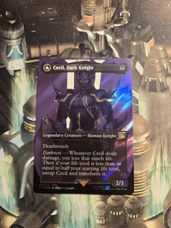 Cecil, Dark Knight (Borderless) (Surge Foil) Final Fantasy Foil - Image 1