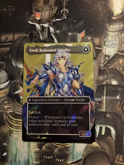 Cecil, Dark Knight (Borderless) (Surge Foil) Final Fantasy Foil - Image 2