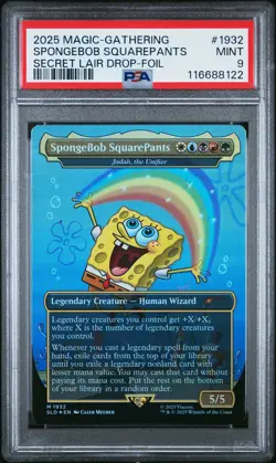 Spongebob Squarepants 2025 Magic The Gathering Secret Lair Drop-Foil #1932 - Image 1