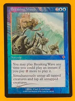 MTG BREAKING WAVE (Foil) Invasion (OldManMTG 011-843) - Image 1