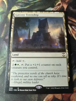 Gavony Township Commander: Streets of New Capenna Regular NCC 406 Rare Land LP - Image 2