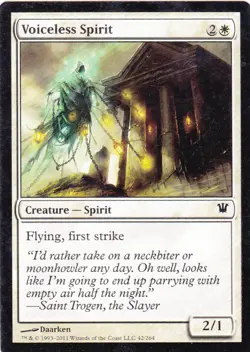 Voiceless Spirit Innistrad White Magic the Gathering MTG x2 - Image 1