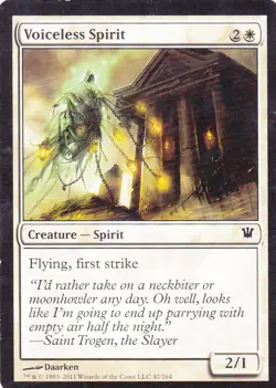 Voiceless Spirit Innistrad White Magic the Gathering MTG x2 - Image 2