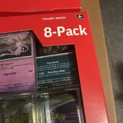 Lot (2) Pokemon TCG: Prismatic Evolutions 8-Pack Mini-Tins Promos Costco Bundle - Image 3