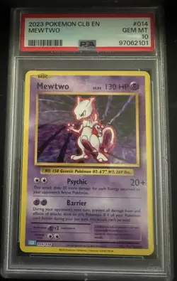 2023 Pokemon CLB en Mewtwo PSA 10 - Image 1