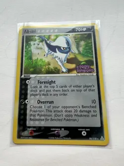 Pokemon TCG Absol Holo EX Holon Phantoms Stamped 18/110 Near Mint - Image 1