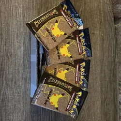 Pokemon Celebrations 4x Booster Pack NEW SEALED Official TCG - Image 1