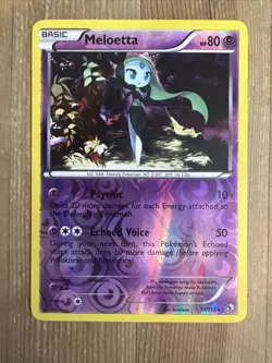 Pokemon TCG Meloetta Legendary Treasures 78/113 Reverse Holo Holo Rare VLP - Image 1