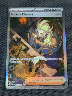 Boss's Orders Pokemon Paldea Evolved 265/193 Special Illustration Rare - Image 1